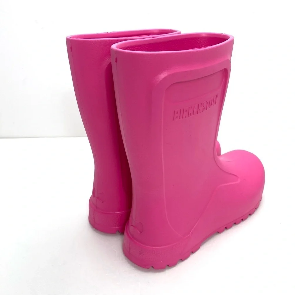 BIRKENSTOCK Derry Kids EVA Rain Boot in Neon Pink Size 3